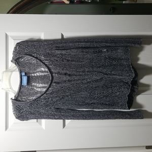 Vera Wang crochet sweater